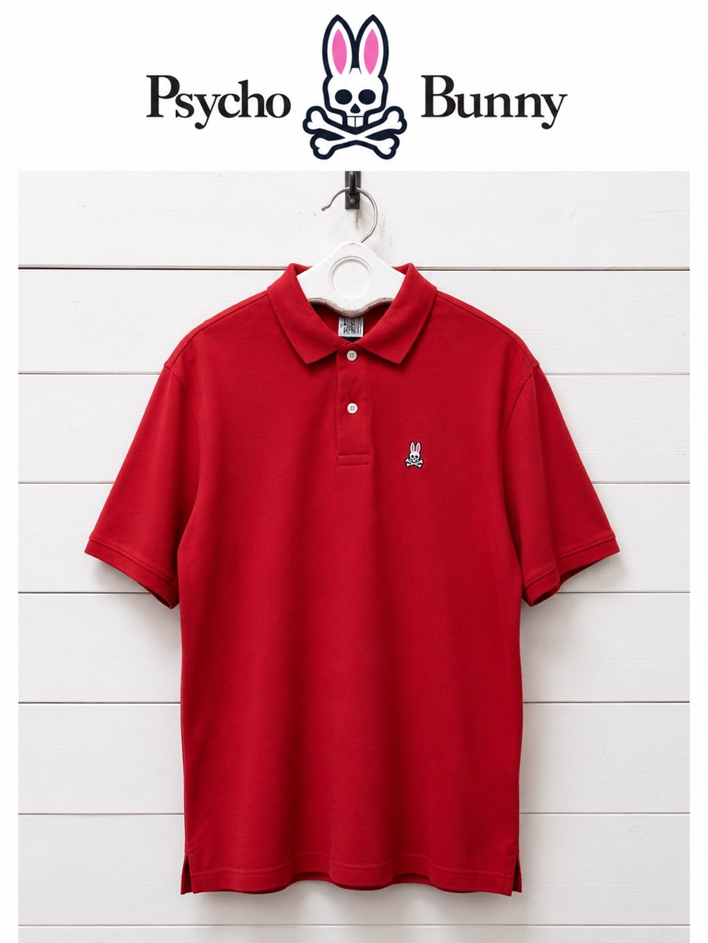 Psycho Bunny Red Polo – Size 8 / XXL